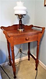 Side Table & Lamp