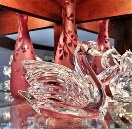 Waterford, Swarovski, Orrefors Crystal