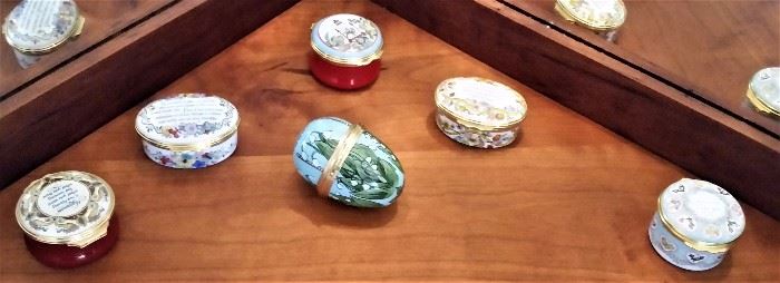 Enameled Pill Boxes