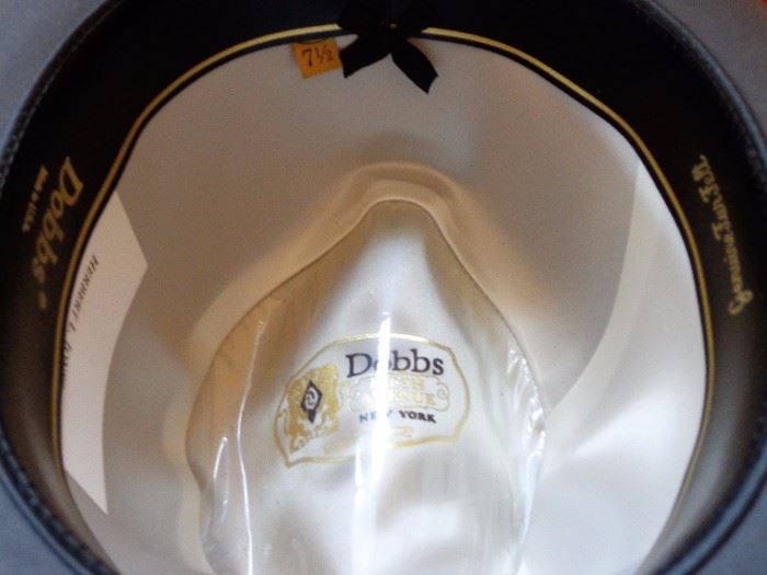Dobbs Felt Fedora Size 7 1/2