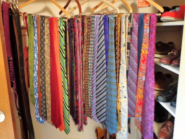 Ties, Some Silk: Robert Talbott, Duchamp, Mario Bovelli, Fox & Chave, Paul Fredrick, David Donahue, Picaso, Canali, JZ Richards, Frank Lloyd Collection