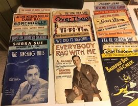 WWI & WWII Sheet Music