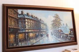 Parisian street scene.