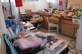 bathroom full of make up and personal care product all NEW.