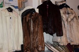 Fur and faux fur jackets.