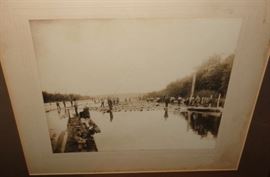 Stillwater area St. Croix River log wrangling photo; J. Runt