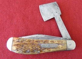 Rare Ka-Bar with ax blade