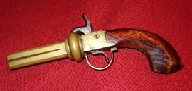Sharps (?) 4 barrel pepperbox pistol