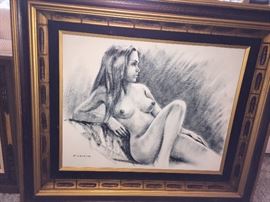 Many original oils and art pieces.