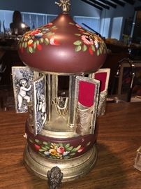 Russian hand painted musical cigarette holder