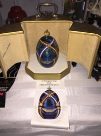 Rare limited to 250 editions Faberge Friendship egg