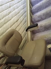 Chair elevator.  This goes straight up.  