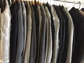 Also many fine mens jackets and suits from great makers. 