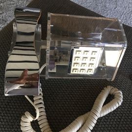 Cool lucite phone!