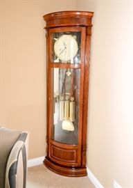 BUY IT NOW!  Lot #300, Ridgeway Corner Grandfather Clock, Made in Germany, (Approx. 78" H x 23" W), $800