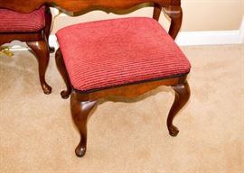 SOLD--Lot #305, Thomasville Console Table with 2 Stools, (Approx. 35" L x 16" W x 28" H), $225