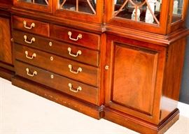 BUY IT NOW!  Lot #310, Stunning Lighted China Cabinet, (Approx. 78" L x 15" W x 90-1/2" H), $800