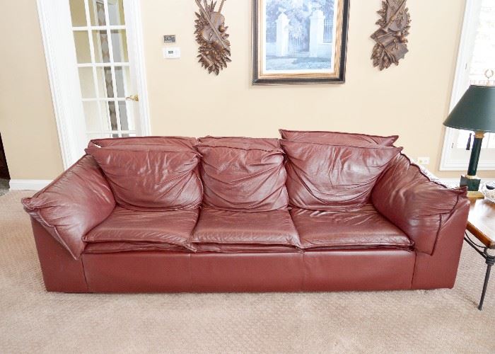 BUY IT NOW!  Lot #313, 3-Seat Sofa, (Approx. 94" L x 42" W, Seat is 17" H), $250