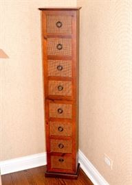 SOLD--Lot #321, Wood Storage Tower, $50