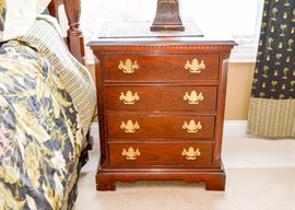 BUY IT NOW!  Lot #334, Pair of Thomasville Mahogany Nightstands, (Each approx. 26" L x 17" W x 31-1/2" H), $300