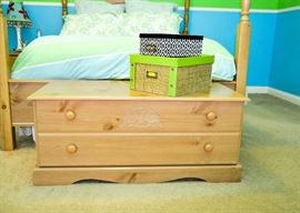 BUY IT NOW!  Lot #341, Pine Storage Trunk, $65