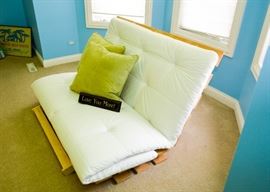 BUY IT NOW!  Lot #344, Full-Size Futon with Mattress, $90