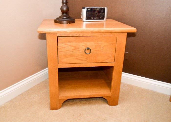BUY IT NOW!  Lot #347, Mission-Style Nightstand, $45