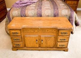 BUY IT NOW!  Lot #349, Vintage Low Chest / Trunk, $40