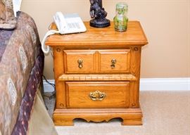 BUY IT NOW!  Lot #350, Vintage Oak Nightstand, $20