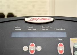 BUY IT NOW!  Lot #355, Home Exercise - Life Fitness Treadmill, $300