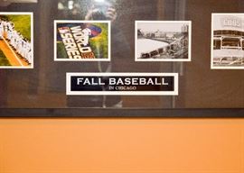 BUY IT NOW!  Lot #363, Framed & Matted "Fall Baseball in Chicago" Photographs, $100