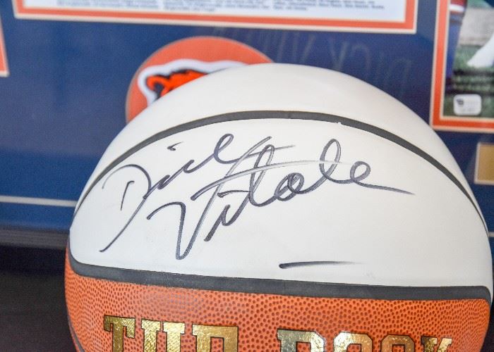 Dick Vitale Autographed Basketball