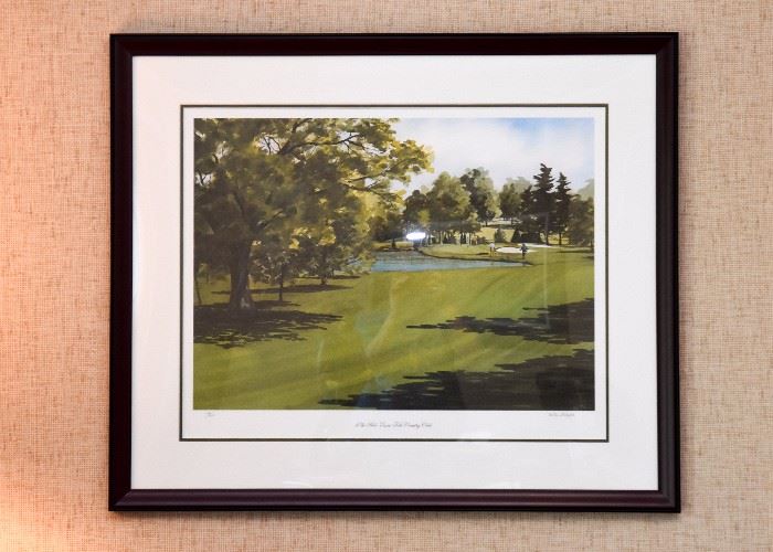 Framed Golf Course Print by Betty Stroppel