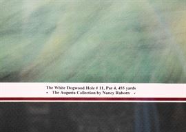 Framed Golf Print by Nancy Raborn