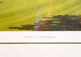 Framed Golf Course Print by Betty Stroppel