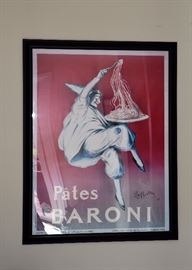 Pates Baroni Framed Poster