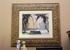 Framed Original Artwork, Signed