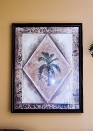 Framed Tropical Print