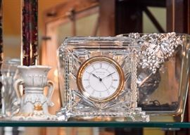Waterford Crystal Desk Clock