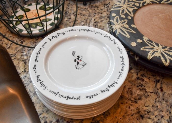 Pottery Barn Cocktail Plates