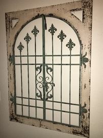 Another great vintage accent piece - garden gate