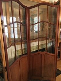 Heavy room dividers, antique.