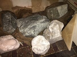 Sculpting rocks from New York State