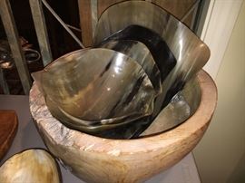 Horn bowls