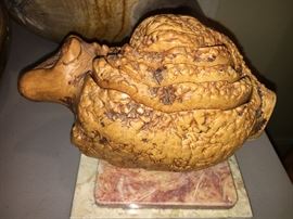 Burl wood knot puzzle