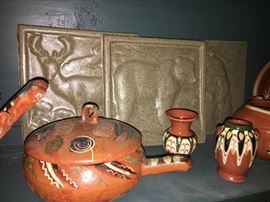 Tiles and plenty of Mexico pottery