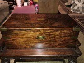 Victorian travel writing desk