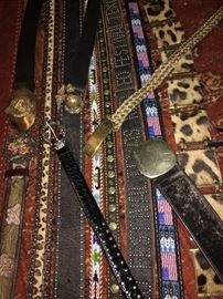 Tons of belts - and not just average ones! Beautiful vintage ones!