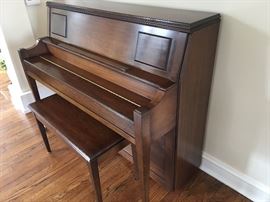 Well maintained and attractive Chickering upright piano AVAILABLE FOR PRESALE. Call Patty at 847-772-0404.
