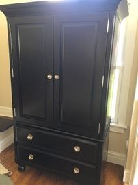 Martha Stewart signature collection entertainment center/armoire in pristine condition.